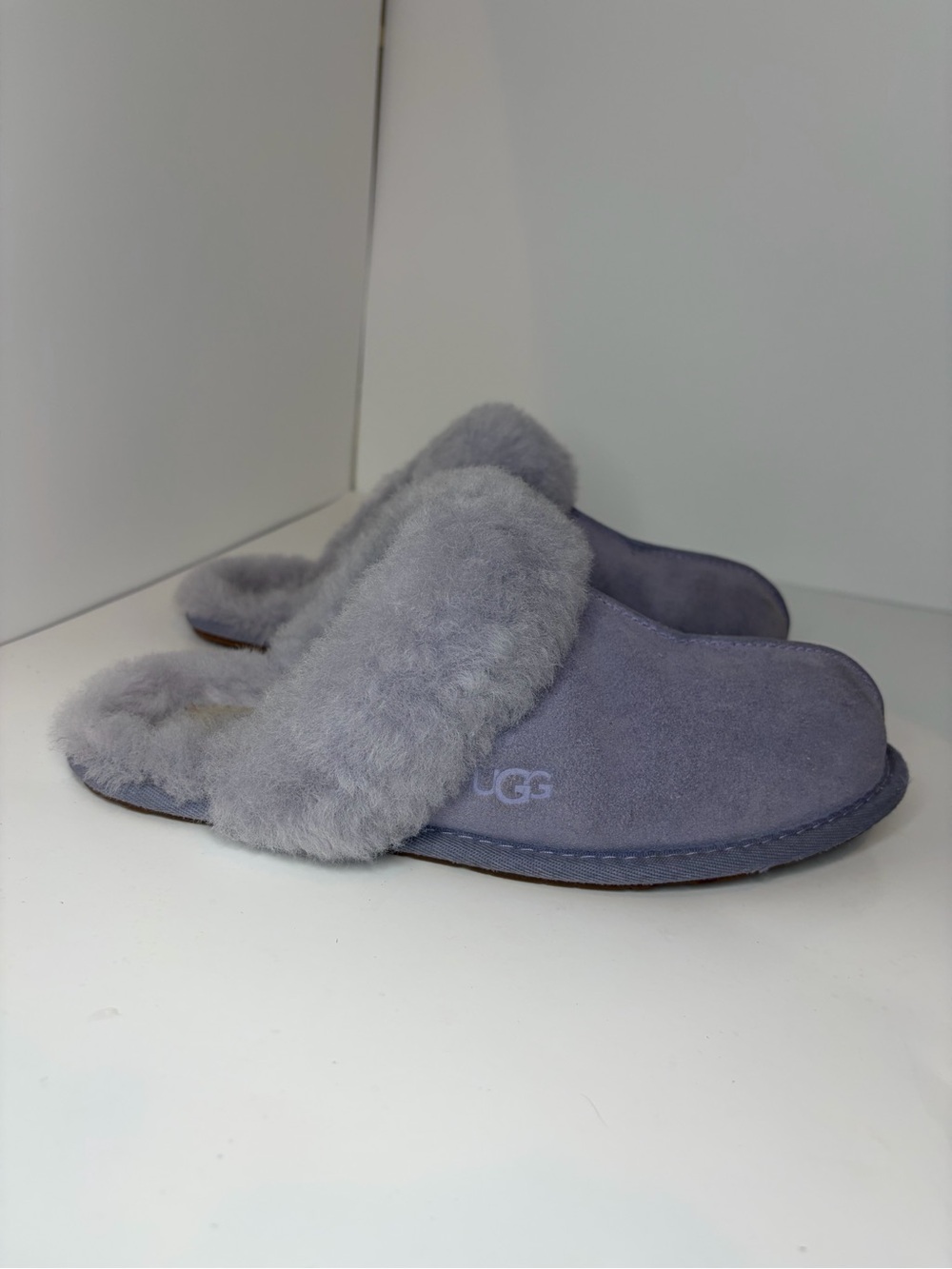 UGG Women's Scuffette Lavender Shearling Mule Slippers